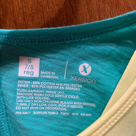 Girls tank with built in bra - Picture 4 of 5